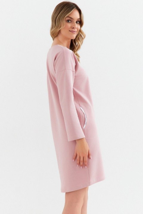 Koszulka nocna Koszula Nocna Model 428 Powder Pink - Cana Koszulka nocna Koszula Nocna Model 428 Powder Pink - Cana