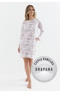 Koszulka nocna Koszula Nocna Model 429 White - Cana