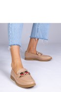 Mokasyny Model Kalenda GO-8C Beige - PRIMO