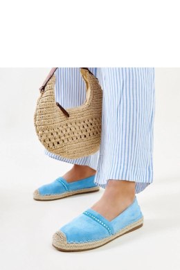 Niebieskie espadryle z cyrkoniami Abia - Solea