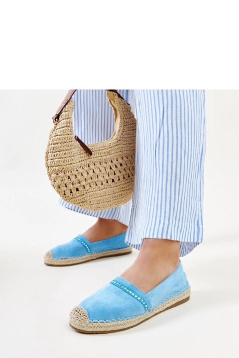 Niebieskie espadryle z cyrkoniami Abia - Solea Niebieskie espadryle z cyrkoniami Abia - Solea