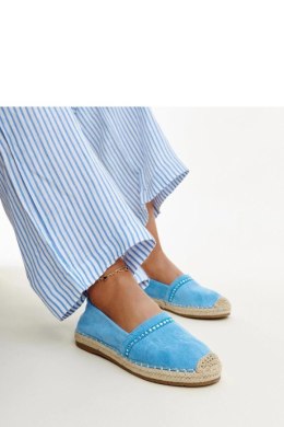 Niebieskie espadryle z cyrkoniami Abia - Solea