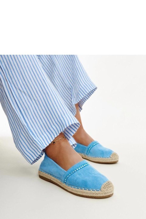 Niebieskie espadryle z cyrkoniami Abia - Solea Niebieskie espadryle z cyrkoniami Abia - Solea