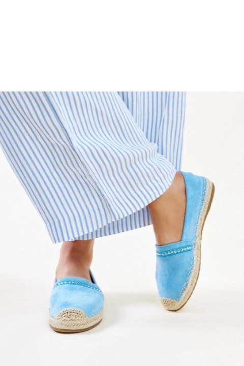 Niebieskie espadryle z cyrkoniami Abia - Solea Niebieskie espadryle z cyrkoniami Abia - Solea