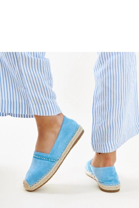 Niebieskie espadryle z cyrkoniami Abia - Solea Niebieskie espadryle z cyrkoniami Abia - Solea