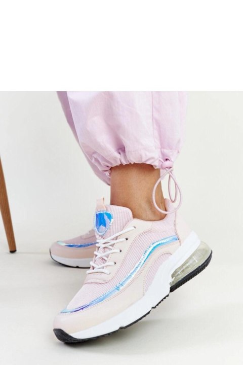 Różowe sneakersy z hologramem Jelka - Solea Różowe sneakersy z hologramem Jelka - Solea