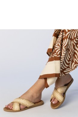 Sandał Klapki Model Ellinara JB1949 Beige - PRIMO