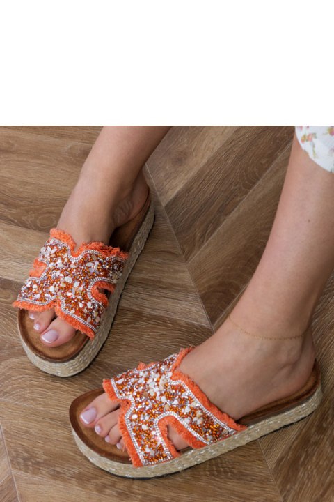 Sandał Klapki Model Najros X5-375 Orange - PRIMO Sandał Klapki Model Najros X5-375 Orange - PRIMO