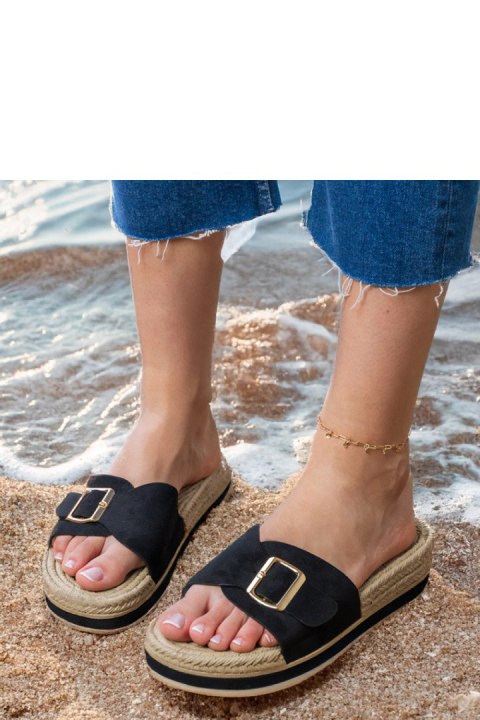 Sandał Klapki Model Umsa LOLO27 Black - PRIMO
