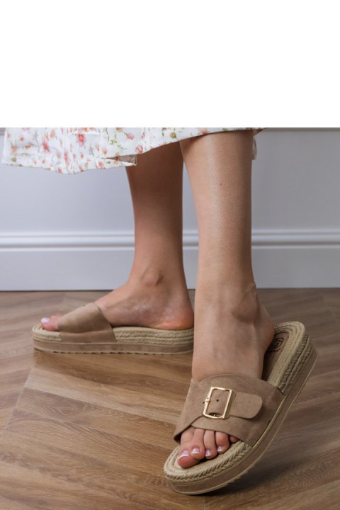 Sandał Klapki Model Umsa LOLO27 Brown - PRIMO Sandał Klapki Model Umsa LOLO27 Brown - PRIMO