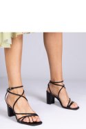Sandały Model Kafelia H8-329 Black - PRIMO