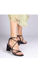 Sandały Model Kafelia H8-329 Black - PRIMO