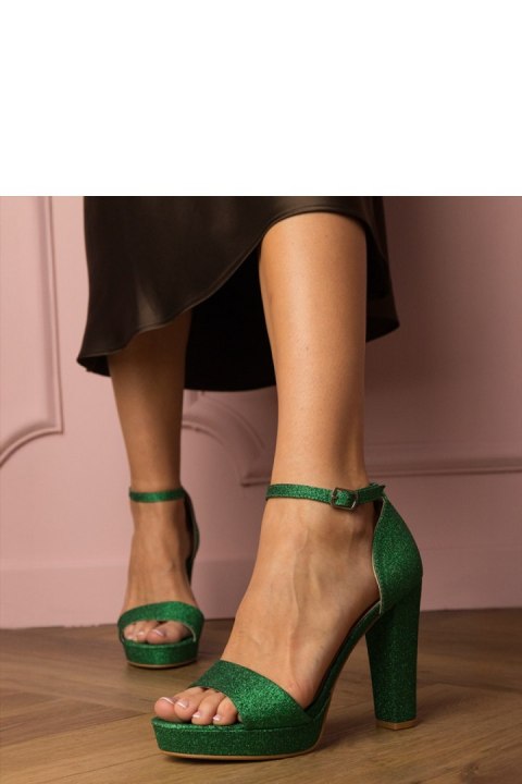 Sandały Model Sandis KK51P Green - PRIMO Sandały Model Sandis KK51P Green - PRIMO