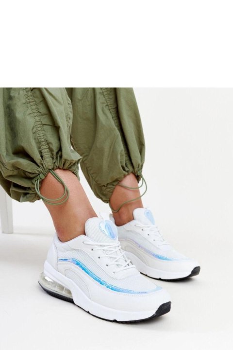 Białe sneakersy z hologramem Jelka - Solea Białe sneakersy z hologramem Jelka - Solea