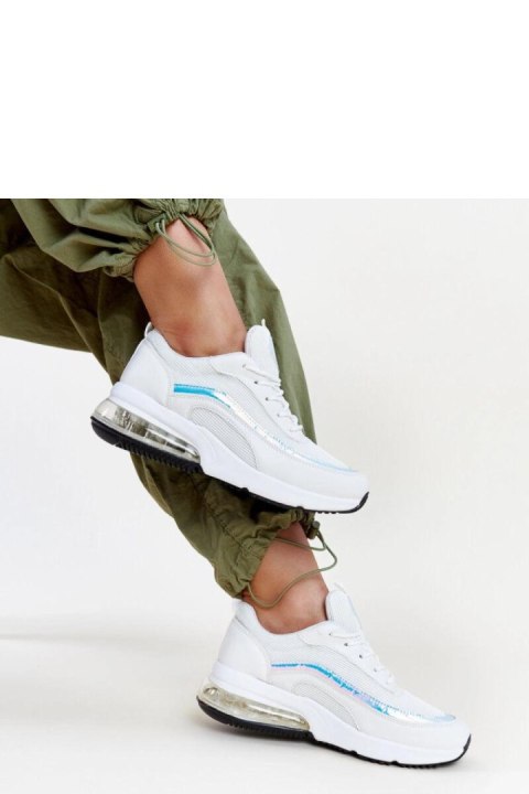 Białe sneakersy z hologramem Jelka - Solea Białe sneakersy z hologramem Jelka - Solea