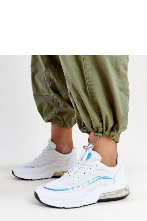 Białe sneakersy z hologramem Jelka - Solea Białe sneakersy z hologramem Jelka - Solea