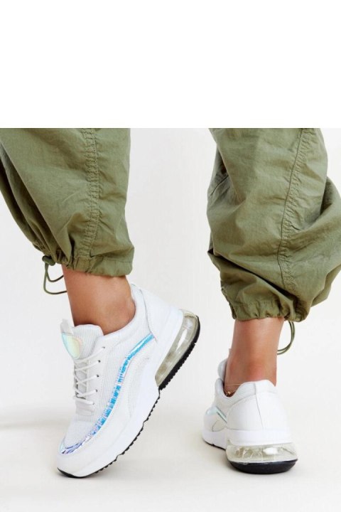 Białe sneakersy z hologramem Jelka - Solea Białe sneakersy z hologramem Jelka - Solea