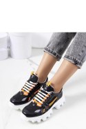 Czarne sneakersy damskie Bernier - Solea