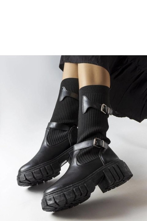 Czarne stylowe kozaki z elastyczną cholewką Ida - Solea Czarne stylowe kozaki z elastyczną cholewką Ida - Solea