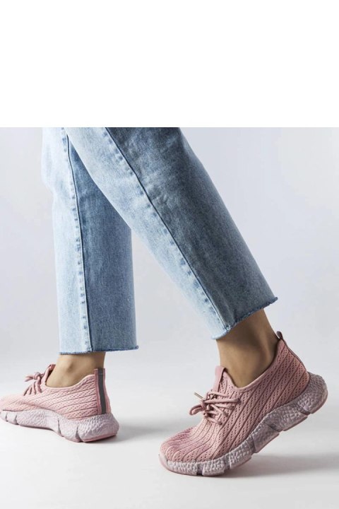 Różowe sportowe sneakersy Élodie - Solea Różowe sportowe sneakersy Élodie - Solea