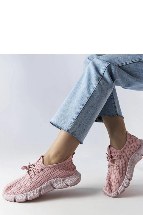 Różowe sportowe sneakersy Élodie - Solea Różowe sportowe sneakersy Élodie - Solea