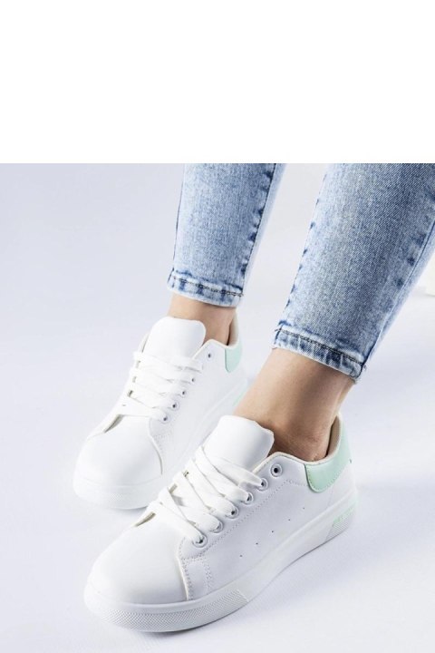Biało-miętowe sneakersy Leland - Solea Biało-miętowe sneakersy Leland - Solea