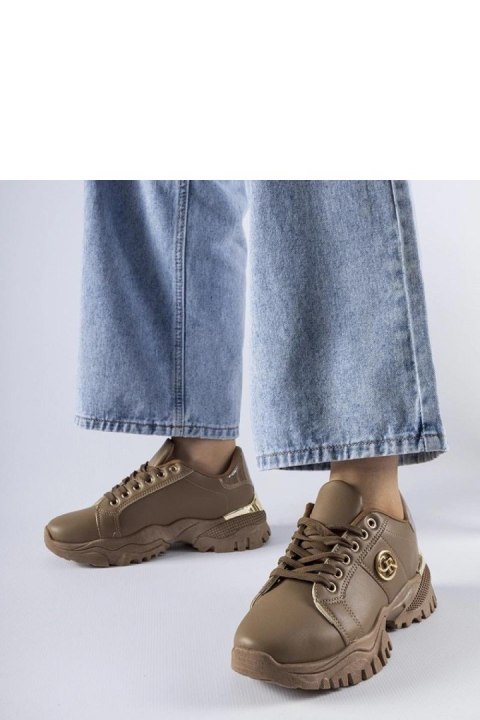 Brązowe sneakersy na masywnej podeszwie Arpaia - Solea Brązowe sneakersy na masywnej podeszwie Arpaia - Solea