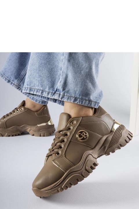 Brązowe sneakersy na masywnej podeszwie Arpaia - Solea Brązowe sneakersy na masywnej podeszwie Arpaia - Solea
