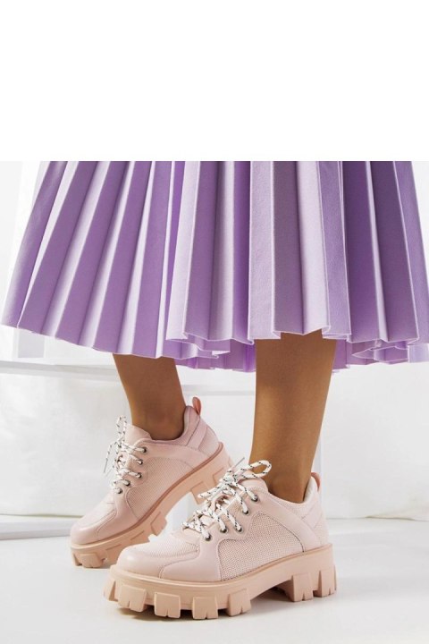 Różowe sneakersy damskie Bernic - Solea Różowe sneakersy damskie Bernic - Solea