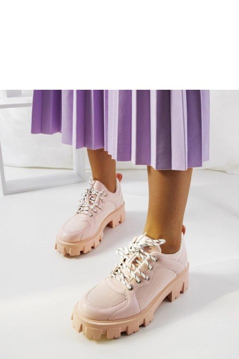 Różowe sneakersy damskie Bernic - Solea Różowe sneakersy damskie Bernic - Solea