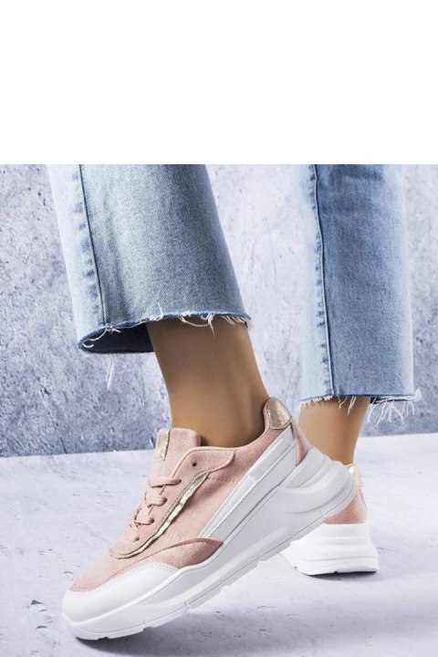 Różowe sneakersy z eko-zamszu Dupuis - Solea Różowe sneakersy z eko-zamszu Dupuis - Solea